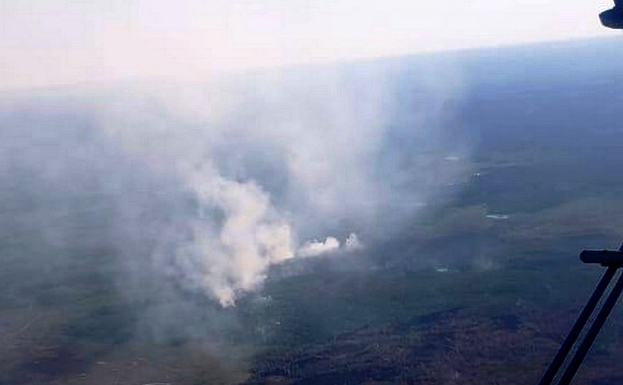 В Олёкминском районе локализован крупный лесной пожар